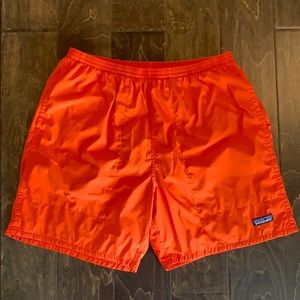 Men’s Patagonia orange swim trunks XL